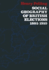 Social Geography of British Elections 1885-1910 - eBook