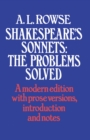 Shakespeare's Sonnets : The Problems Solved - eBook