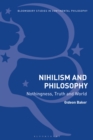Nihilism and Philosophy : Nothingness, Truth and World - eBook
