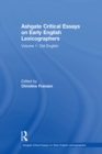 Ashgate Critical Essays on Early English Lexicographers : Volume 1: Old English - eBook