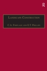 Landscape Construction : Volume 2: Roads, Paving and Drainage - eBook