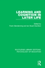 Learning and Cognition in Later Life - eBook