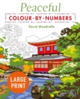 Large Print Peaceful Colour-by-Numbers - Book