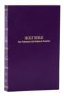KJV Holy Bible: Pocket New Testament with Psalms and Proverbs, Purple Softcover, Red Letter, Comfort Print: King James Version - Book