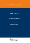 Mass Terms: Some Philosophical Problems - eBook