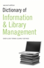Dictionary of Information and Library Management - eBook