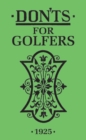 Don'ts for Golfers - Book