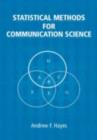 Statistical Methods for Communication Science - eBook