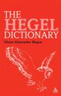 The Hegel Dictionary - eBook