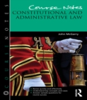 Course Notes: Constitutional and Administrative Law - eBook