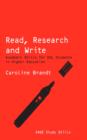 Read, Research and Write : Academic Skills for ESL Students in Higher Education - eBook