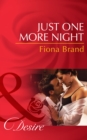 The Just One More Night - eBook