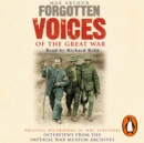 Forgotten Voices Of The Great War - eAudiobook