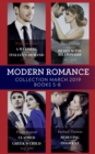 Modern Romance March 2019 5-8 : A Wedding at the Italian's Demand / Claimed for the Greek's Child / a Virgin to Redeem the Billionaire / Seducing His Convenient Innocent - eBook