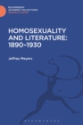Homosexuality and Literature: 1890-1930 - eBook