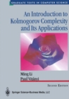An Introduction to Kolmogorov Complexity and Its Applications - eBook