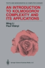 An Introduction to Kolmogorov Complexity and Its Applications - eBook