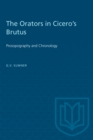 The Orators in Cicero's Brutus : Prosopography and Chronology - eBook