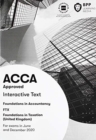 FIA Foundations in Taxation FTX FA2019 : Interactive Text - Book