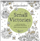 Johanna Basford 2025 Coloring Wall Calendar : Small Victories: A Year of Little Wins and Miniature Masterpieces - Book