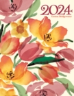 Emma Bridgewater Golden Tulips Deluxe Diary 2024 - Spiral Bound - Book