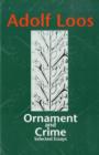 Ornament & Crime : Selected Essays - Book