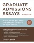 Graduate Admissions Essays, Fourth Edition - eBook