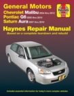 Chevrolet Malibu, Pontiac G6 & Saturn Aura '04-'12 - Book