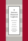 Internet Password Logbook (Red Leatherette) : Keep track of usernames, passwords, web addresses in one easy and organized location - Book