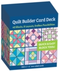 Quilt Builder Card Deck : 40 Block, 8 Layouts, Endless Possibilities - Book