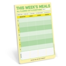 Knock Knock This Week's Meals Big & Sticky Notepads - Book