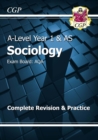 A-Level Sociology: AQA Year 1 & AS Complete Revision & Practice - Book