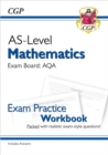 AS-Level Maths AQA Exam Practice Workbook (includes Answers): for the 2024 and 2025 exams - Book