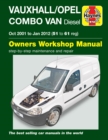 Vauxhall/Opel Combo Diesel Van (Oct 2001 to Jan 2012) 51 to 61 Haynes Repair Manual - Book
