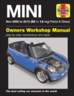 MINI Petrol & Diesel (Nov 06 - 13) Haynes Repair Manual : 2006-2013 - Book