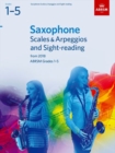 Saxophone Scales & Arpeggios and Sight-Reading, ABRSM Grades 1-5 : from 2018 - Book
