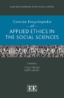 Concise Encyclopedia of Applied Ethics in the Social Sciences - eBook