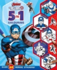 Marvel Avengers Captain America: 5 in 1 Colouring - Book