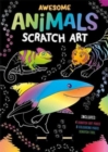 Awesome Animals Scratch Art - Book