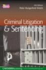 Criminal litigation and sentencing - eBook