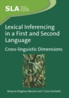 Lexical Inferencing in a First and Second Language : Cross-linguistic Dimensions - eBook