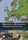 Behaviour and Management of European Ungulates - eBook
