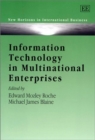 Information Technology in Multinational Enterprises - Book