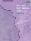 Specimen Sight-Singing Tests, Grades 6-8 - Book