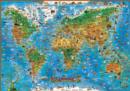 Animals of the World kids wall map laminated - Book