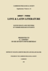 amor : roma : Love & Latin Literature - eBook