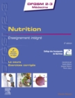 Nutrition : Enseignement integre - UE Nutrition - eBook