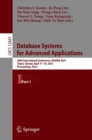Database Systems for Advanced Applications : 26th International Conference, DASFAA 2021, Taipei, Taiwan, April 11-14, 2021, Proceedings, Part I - eBook