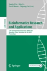 Bioinformatics Research and Applications : 17th International Symposium, ISBRA 2021, Shenzhen, China, November 26-28, 2021, Proceedings - eBook