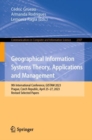 Geographical Information Systems Theory, Applications and Management : 9th International Conference, GISTAM 2023, Prague, Czech Republic, April 25-27, 2023, Revised Selected Papers - eBook
